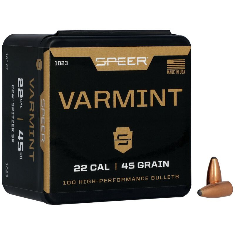 Puntas de bala SPEER Varmint SP - .224" - 45 grains
