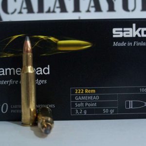 BALAS SAKO 222 Rem  GAMEHEAD 50GR