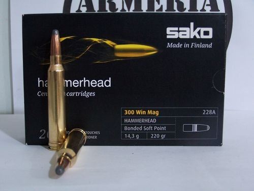 BALAS SAKO HAMMERHEAD 300Win. 220GR