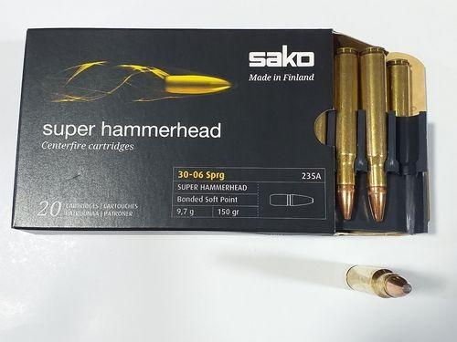 BALAS SAKO SUPER HAMMERHEAD 30-06 150 GR