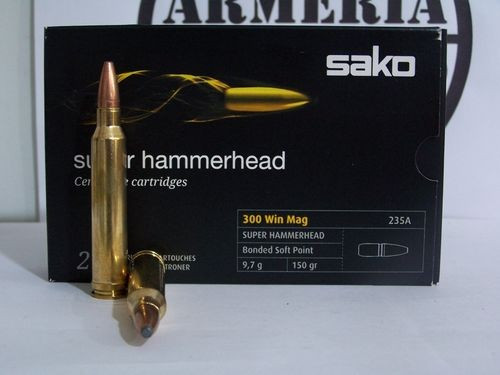 BALAS SAKO SUPER HAMMERHEAD 300Win. 150GR
