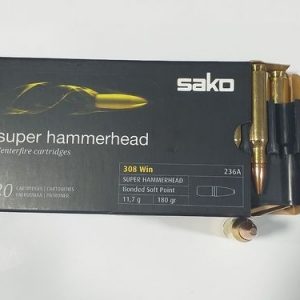 BALAS SAKO SUPER HAMMERHEAD 308 Win 180GR