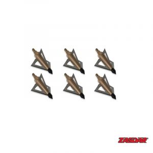 Puntas Caza 3 Hojas 125gr.  pack 6 Uni.