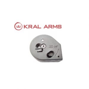 Cargador KRAL color negro. Carabinas PCP cal. 5,50 mm.