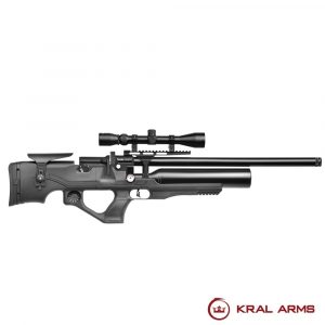 Carabina PCP KRAL Puncher Knight Sintetico calibre 4,50 y 5,50 mm - 24 Julios (Con 2 cañones)