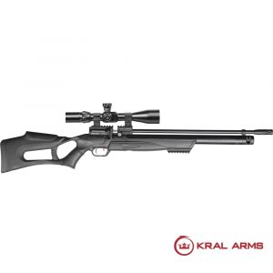 Carabina PCP KRAL Puncher NISH Sintética cal. 4,50 mm - 24 Julios