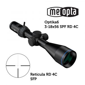 Meopta - Visor MeoPro R6 - 3-18x50 SFP - RD 4C