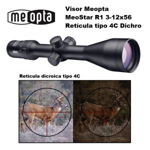 Meopta - Visor Meostar R1 - 3-12x56 - RD 4C Dichro