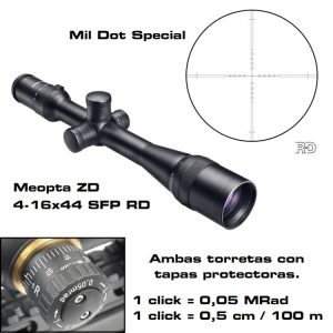 Visor Meopta ZD 4-16X44 - Mil Dot Spec ¡¡OFERTA HASTA FIN DE STOCK!!