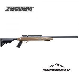 Carabina PCP Snowpeak - Zasdar M30C. Regulador integrado y cal. 6,35 mm. Culata sintética.