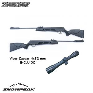 Carabina aire comprimido Snowpeak - Zasdar SR1000S Gas Piston  4,5 mm con Visor 4x32