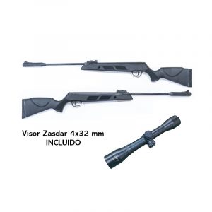 Carabina aire comprimido Snowpeak - Zasdar SR1000S Gas Piston  5,5 mm con Visor 4x32