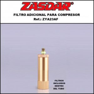 Filtro de aire con conectores para Compresor y Bombas manules