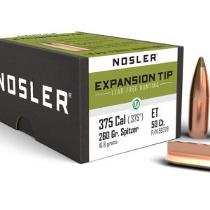 Puntas Cal. 375-260. Nosler E-Tip  50un
