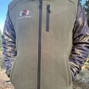 CHALECO POLAR VERDE 350 GR  CRUZ & HUNT