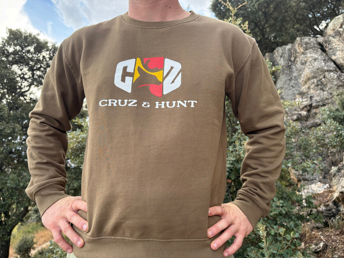 SUDADERA CUELLO REDONDO CRUZ & HUNT