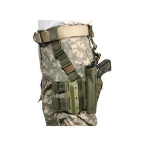 Funda BLACKHAWK SERPA Táctica de Nivel 2 (zurdo) - B92 Verde Oliva