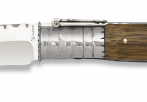 Navaja clasica albainox madera zebra. 13.2cm