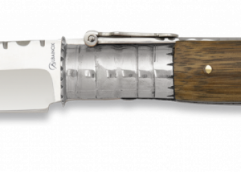 Navaja clasica albainox madera zebra. 13.2cm