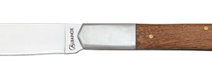 Navaja Albainox carbono. hoja recta: 9 cm