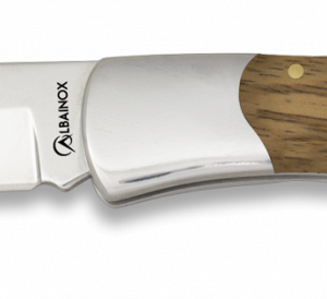Navaja Albainox Madera Cebra. Hoja 7.8cm