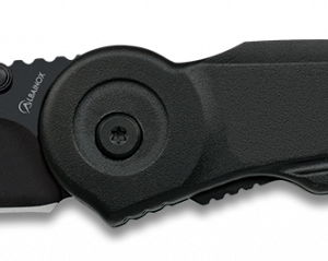 Navaja albainox negra. SEG-2 - con funda