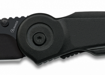 Navaja albainox negra. SEG-2 – con funda