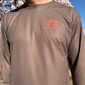 CAMISETA TECNICA MANGA LARGA VERDE CRUZ & HUNT