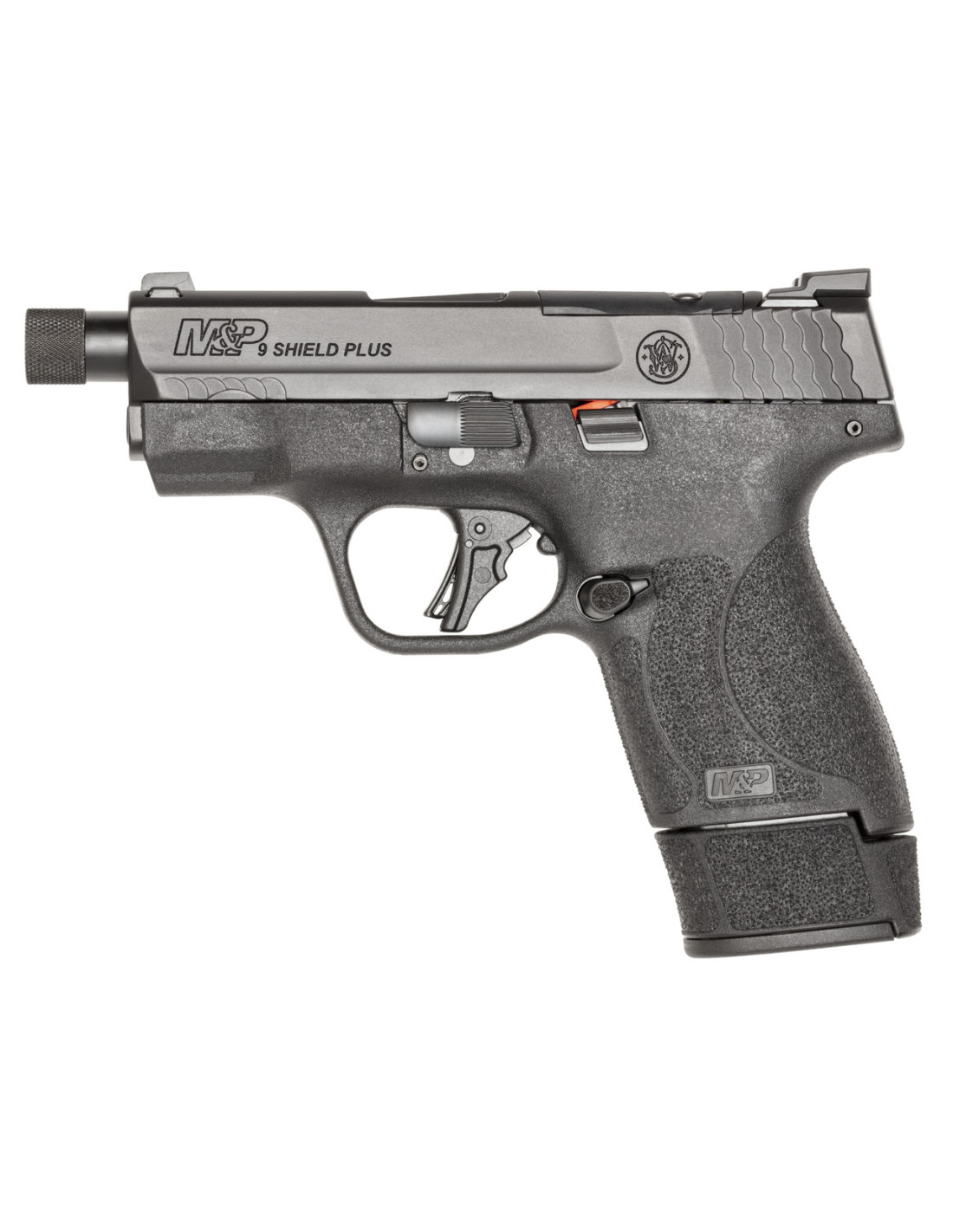 Pistola SMITH & WESSON M&P9 Shield Plus 3.7" cañón roscado - 9mm.