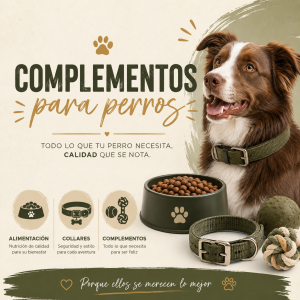 COMPLEMENTOS Y ACCESORIOS PARA PERROS