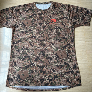 CAMISETA TECNICA COLOR TIERRA MANGA CORTA CRUZ & HUNT