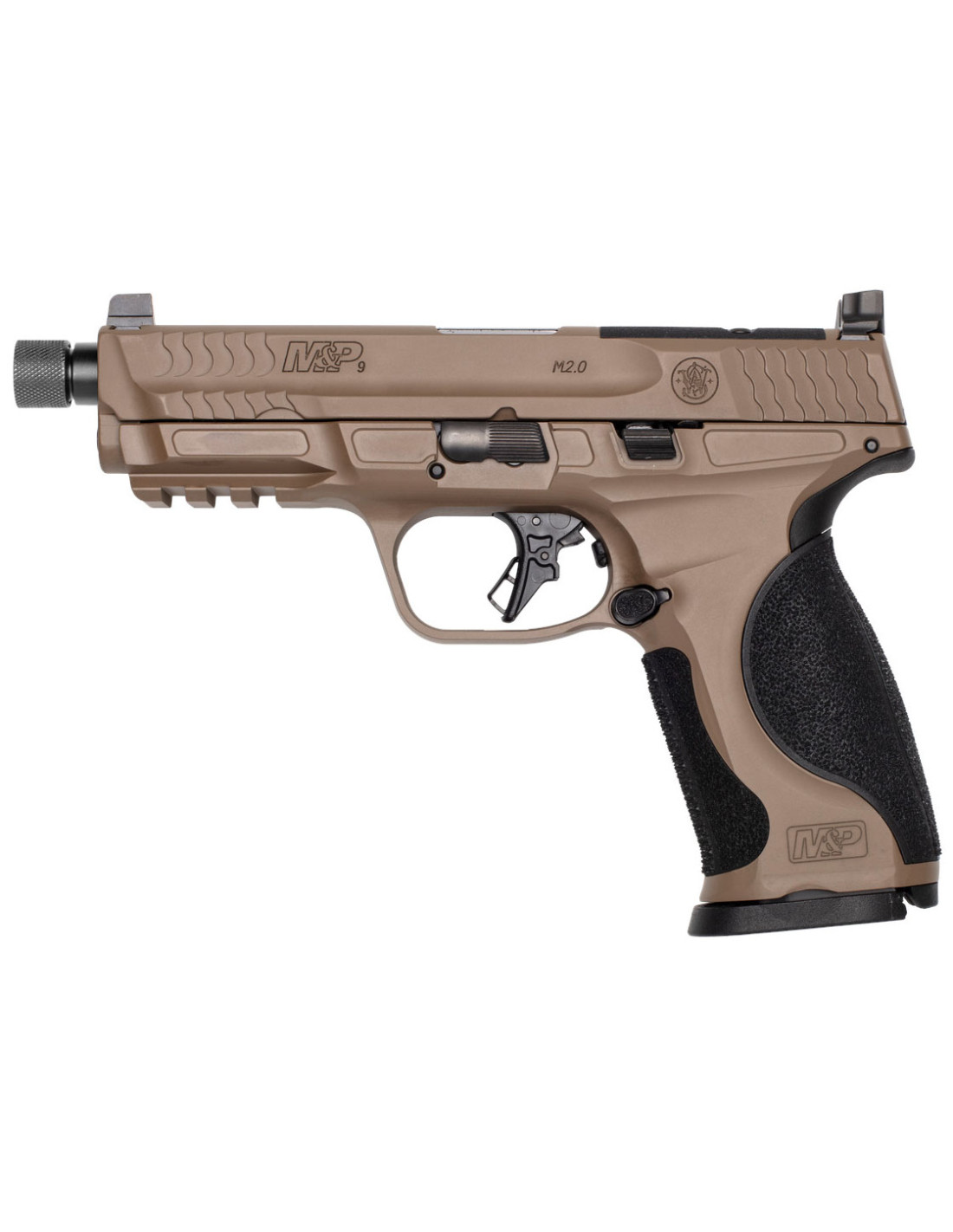 Pistola SMITH & WESSON M&P9 M2.0 Metal OR FDE 4.6" cañón roscado - 9mm.
