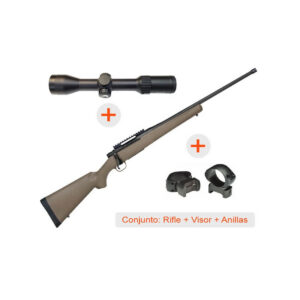 Rifle de cerrojo MOSSBERG Patriot Predator - 308 Win. + Visor AVISTAR 1,5-6x42 R.I. + Anillas WEAVER Grand Slam